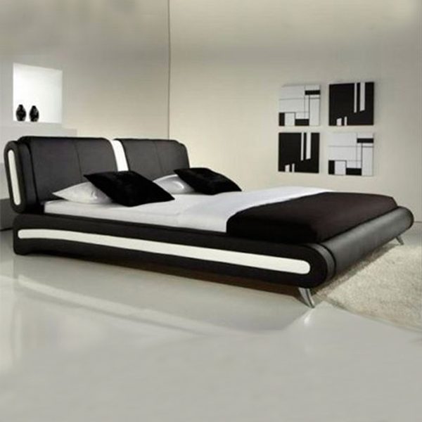 Florence Modern Leather Bed