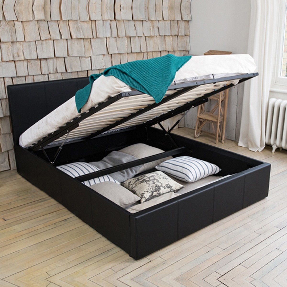 Zena Ottoman Storage Bed - Optional Mattress 