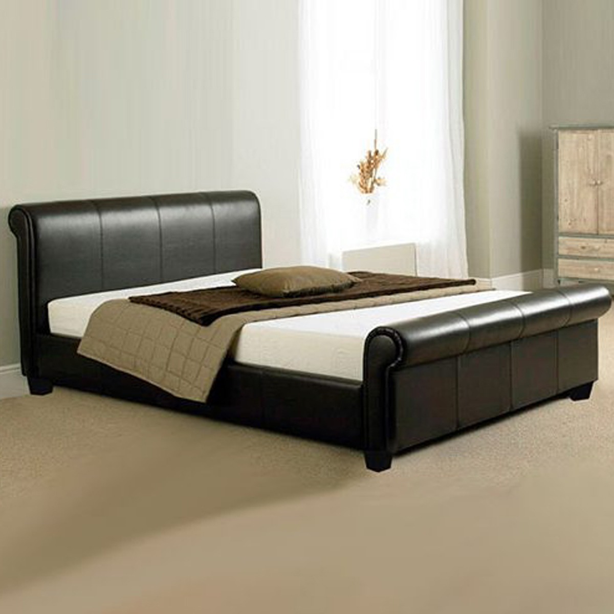 Troy Bed Frame - Optional Mattress