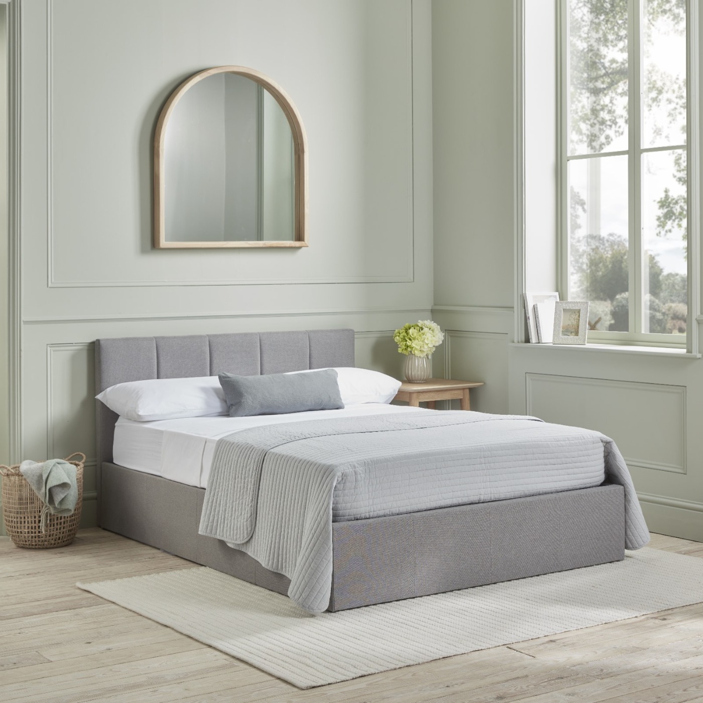 Maria Ottoman Storage Bed - Optional Mattress
