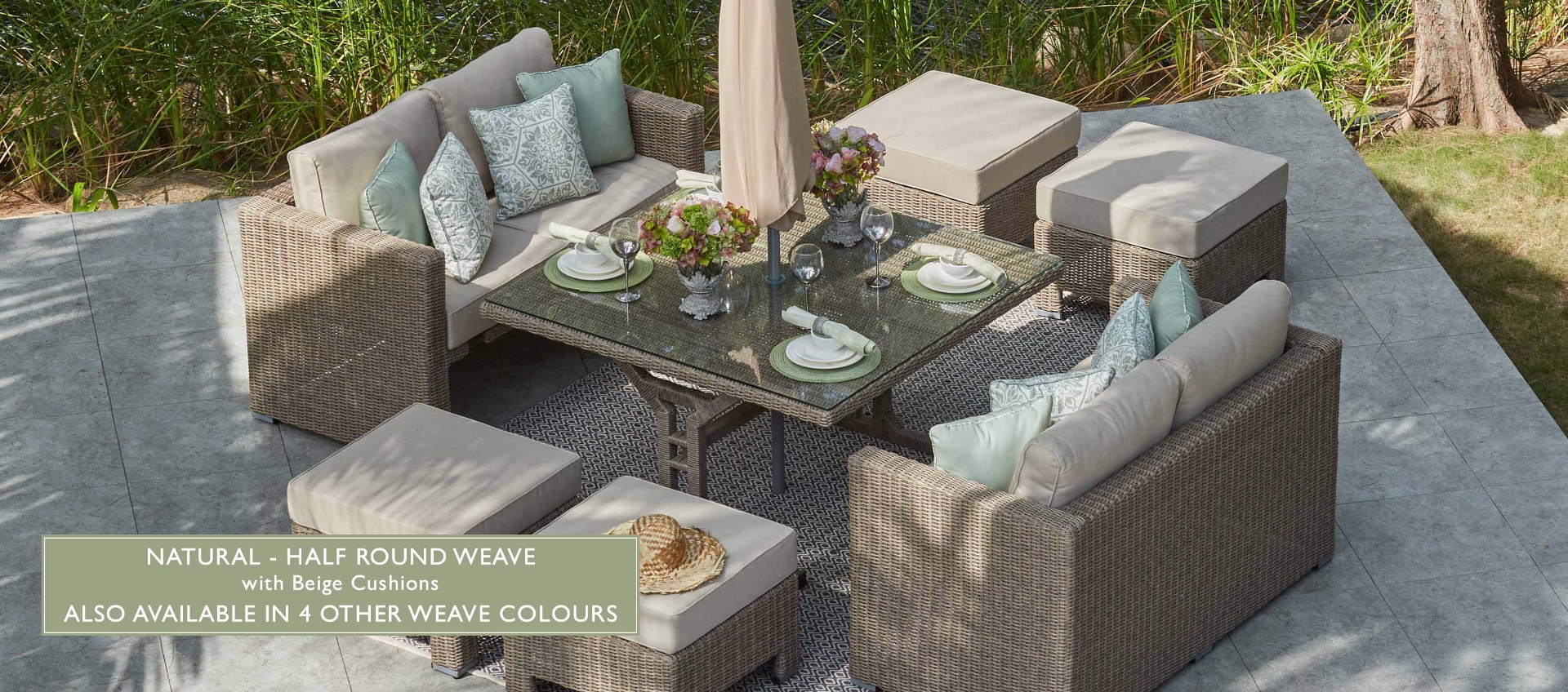 FUSION 4 CUBE - Sofa and Dining Combo