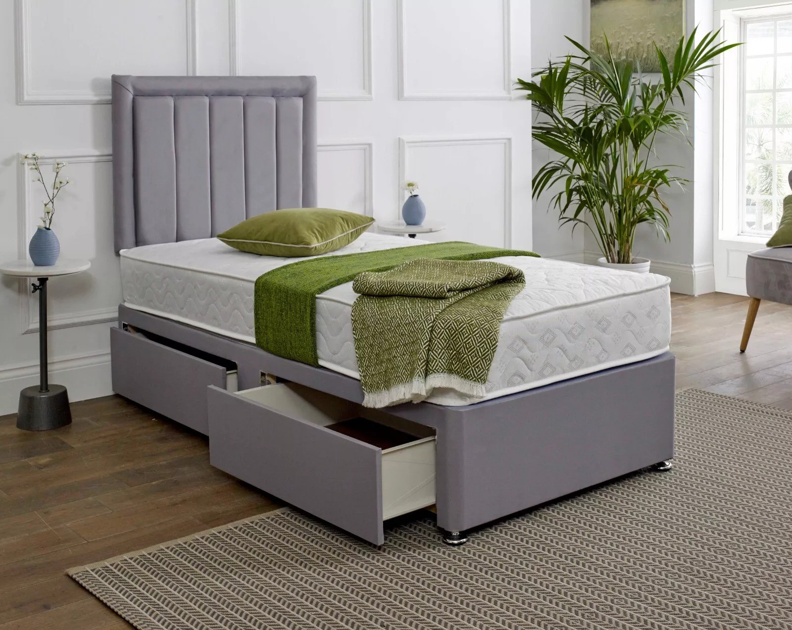 Kids Cairo Divan Set - Choice of Mattress & Optional Storage