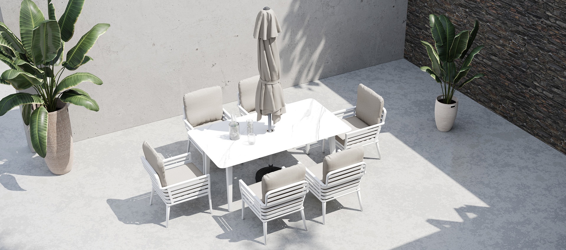 Salone 6S - 6 Seat Dining Set