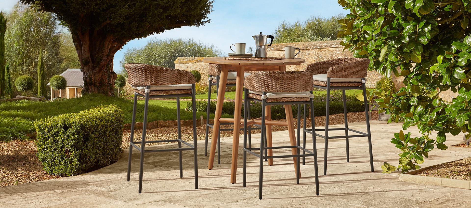 Sicilia 4C - 4 Seat Bar Set