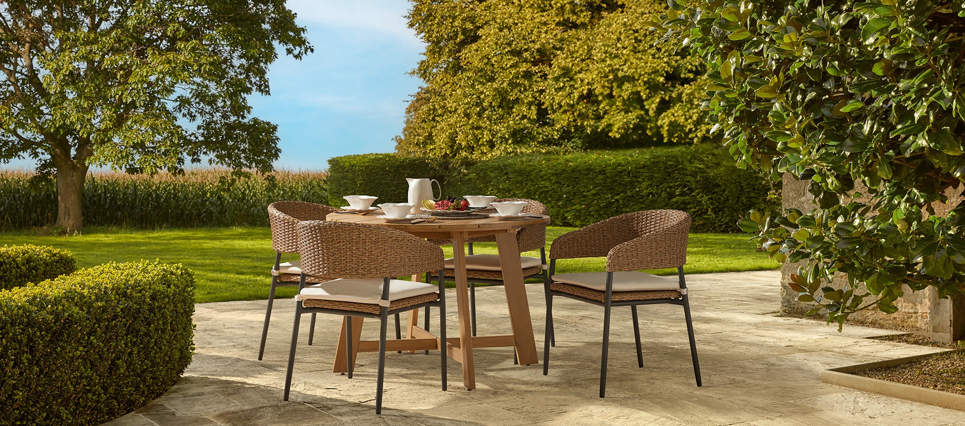 Sicilia 4S - 4 Seat Dining Set