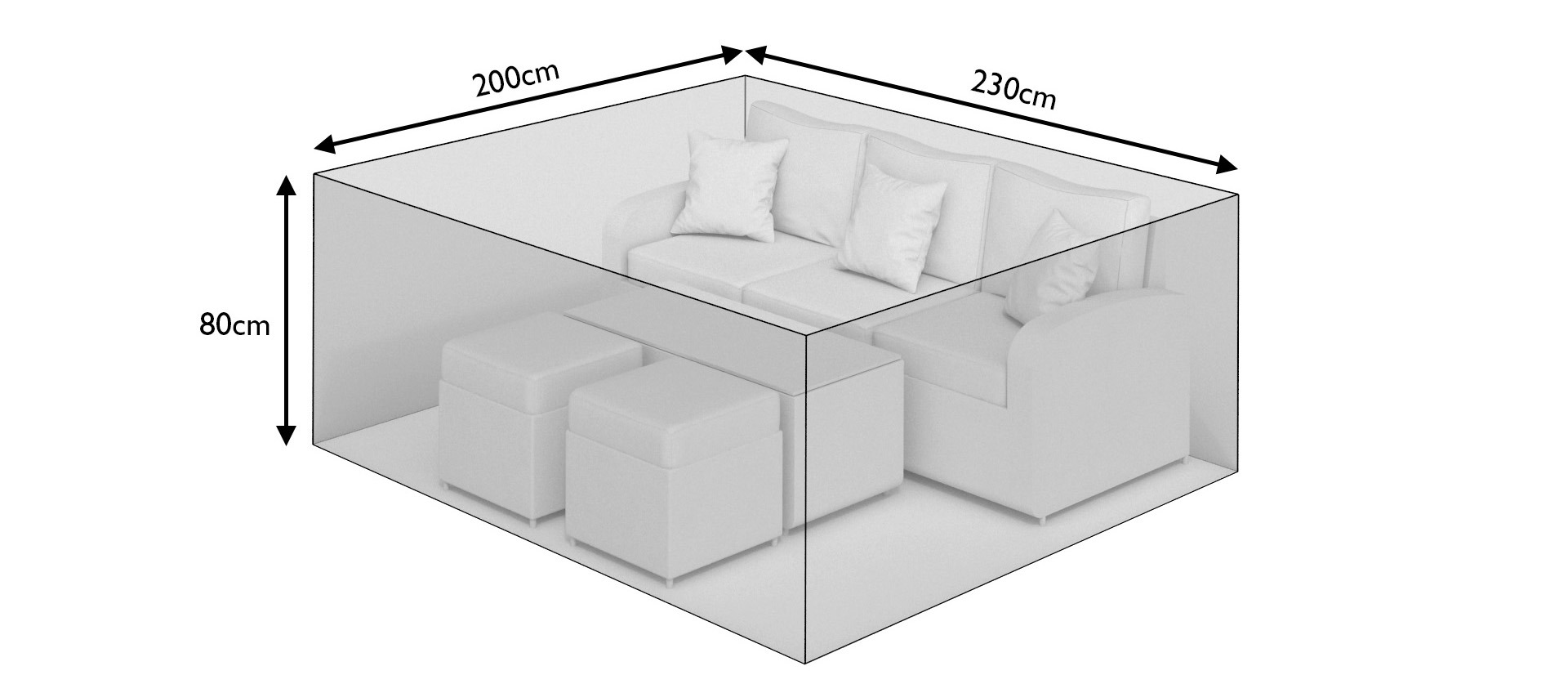 Small Sofa Set Cover