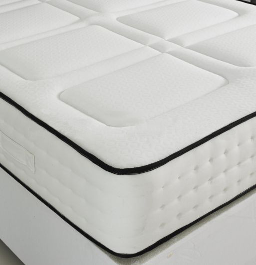 Cleo Divan Bed with 1500 Spring Memory Foam Mattress-243