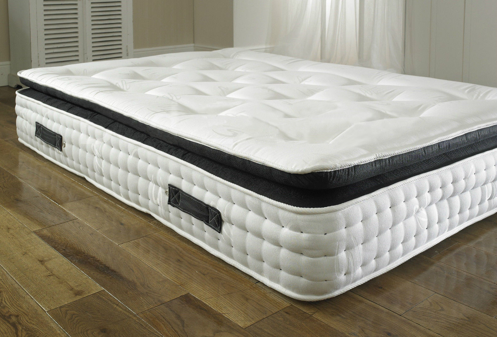 Paul Divan Bed With 2000 Pocket Spring Memory Foam Mattress Luxury 5044