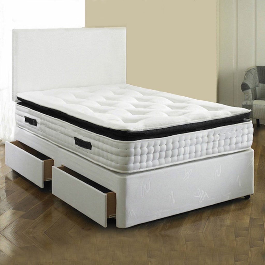 Single Kids Divan Bed with Hand Tufted Spring Mattress - Beds.co.uk