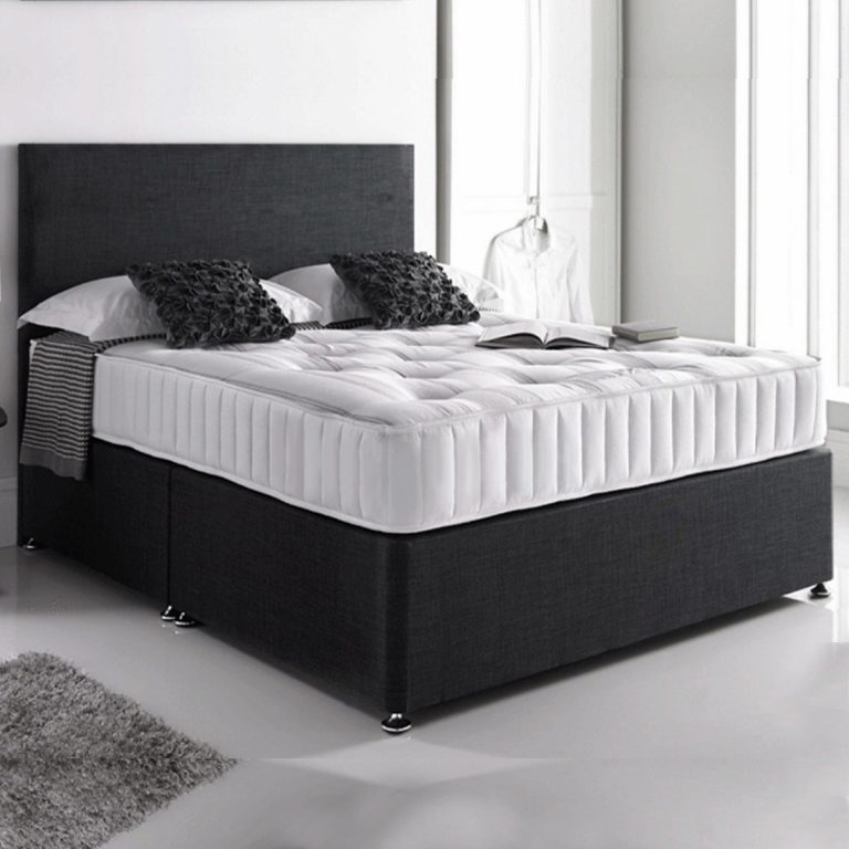 Open Coil Spring Memory Foam Mattress - Luxury Fabric Beds - Beds.co.uk ...