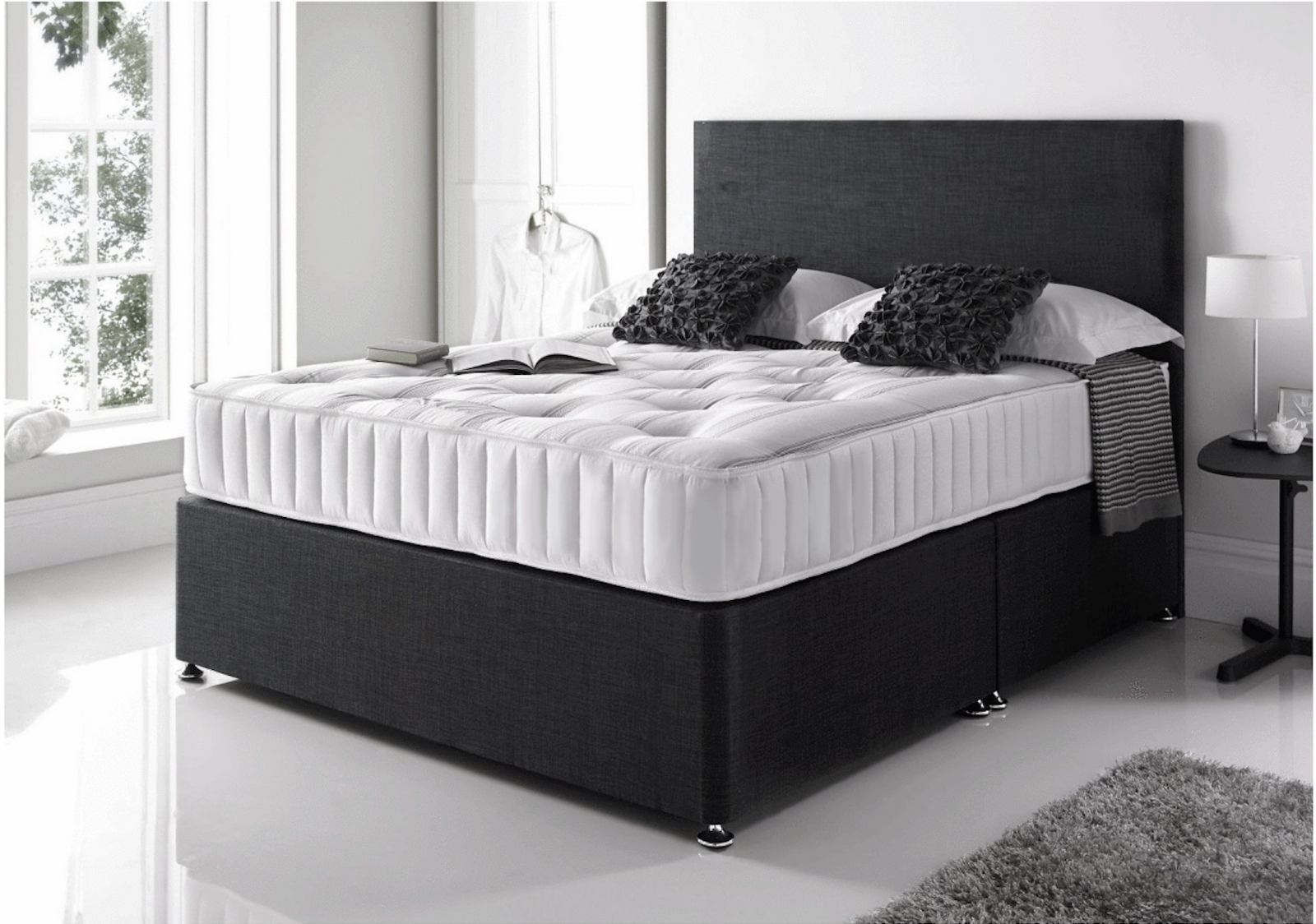 Beds.co.uk Divan Bed Set with Spring Memory Foam Mattress