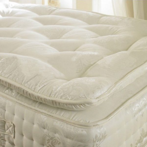 Beds.co.uk Pocket 2000 Spring Organic Pillow Top Mattress-0