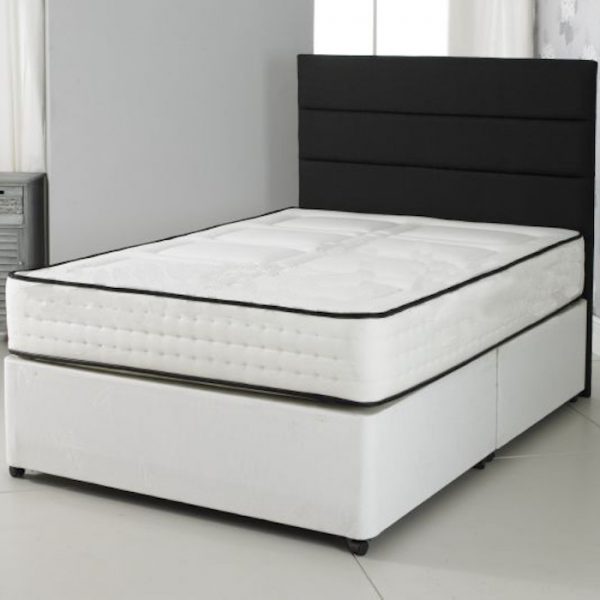 Cleo Divan Bed with 1500 Spring Memory Foam Mattress-0