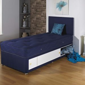 Thomas Single Kids Divan Bed with Hand Tufted Mattress-0