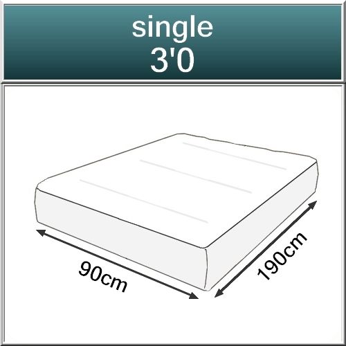 Beds.co.uk Pocket 3000 Spring Orthopaedic Mattress-509