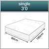 Pocket 3000 Spring Quilted Memory Foam Mattress-547