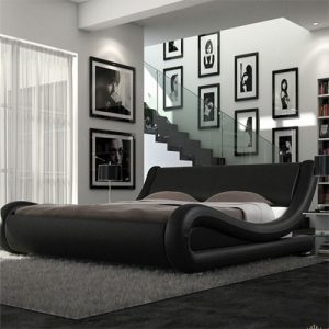 Volo Italian Modern Leather Bed
